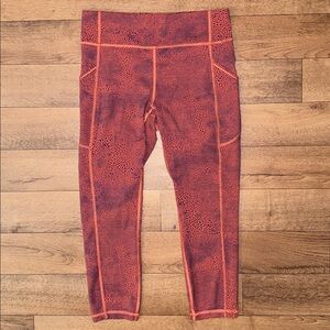 Lululemon Size 10 Invigorate Crop Leggings
Crackle Glaze Vintage Orange Larkspur